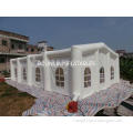 White Inflatable Airtight Tent With 210D PVC Coated Nylon